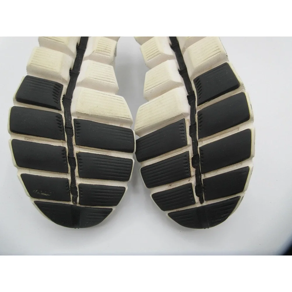 On Cloud Shoes Womens Size 8 White Black Running Swiss Engineering CloudTec